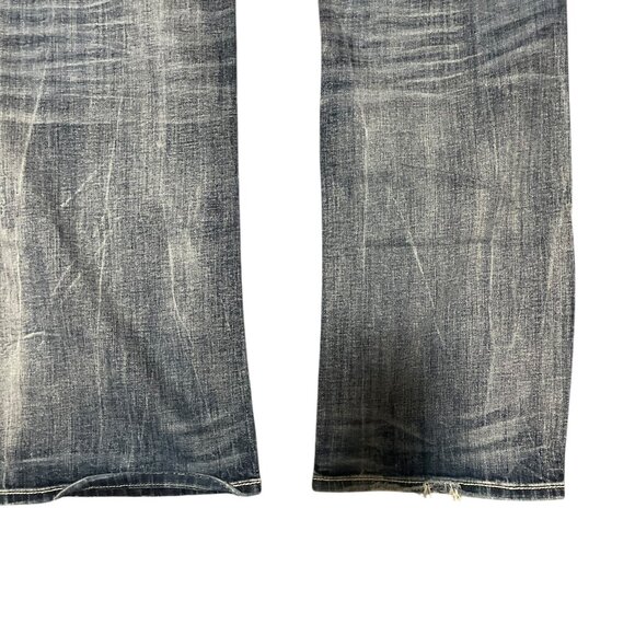 Rock Revival Cepheus Relaxed Straight Jeans  Thick Stitch Embroidered Men’s 40 - Picture 9 of 9